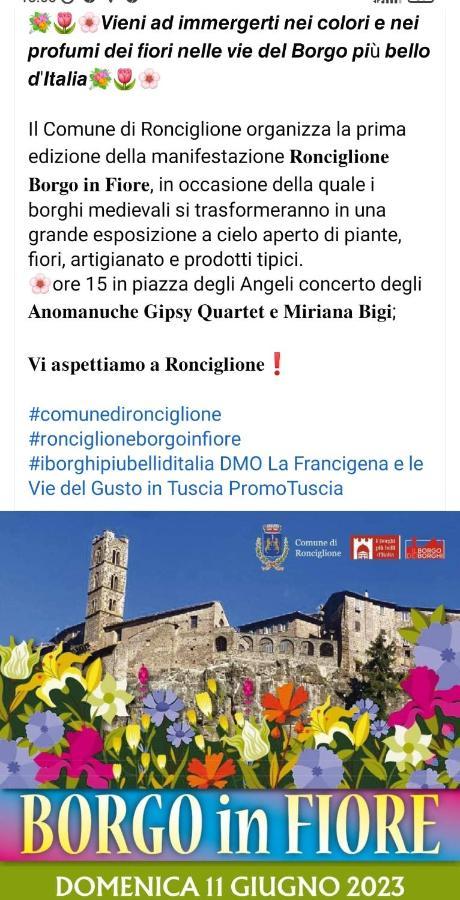 Ferienwohnung La Casina Di Karol Ronciglione  Exterior foto